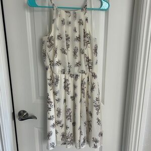 Blue Rain Floral Dress from Francesca’s